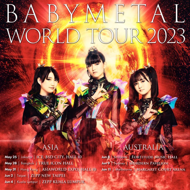 Re-schedule BABYMETAL World Tour 2023!