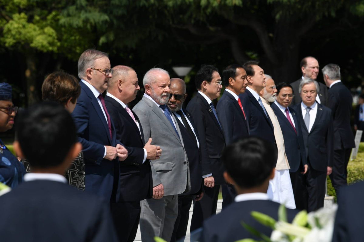 G7の指導者たちが広島平和記念資料館を訪れました！