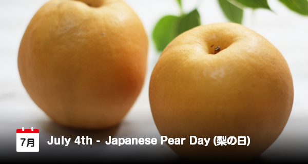 Rayakan Hari Nashi, Buah Pir dari Jepang yang Segar!