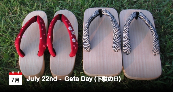 22 Juli Hari Geta, Sandal Kayu Tradisional Jepang