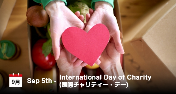 5 September Peringati International Day of Charity