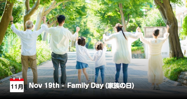 Hari Keluarga di Jepang Jatuh Pada 19 November 2023